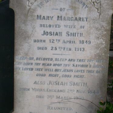SMITH Josiah 1844-1930 &amp; Mary Margaret 1849-1913