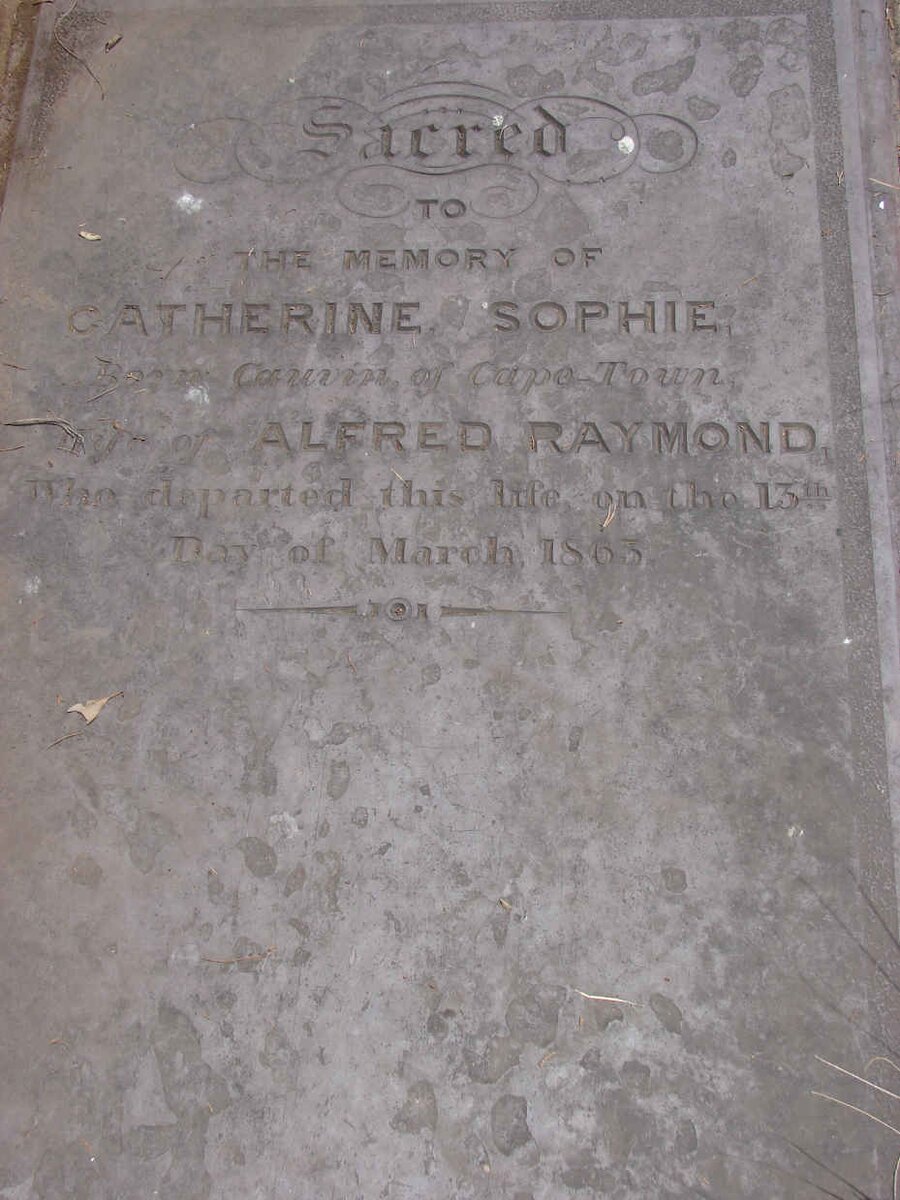 RAYMOND Catherine Sophie nee CAUVIN -1863