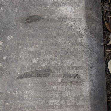 WINTER Josephus 1849-1931 &amp; Mary Ann -1908