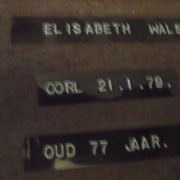 WALS Elizabeth -1979