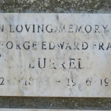 BURRELL George Edward Frank 1898-1980