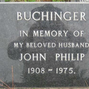 BUCHINGER John Philip 1908-1975