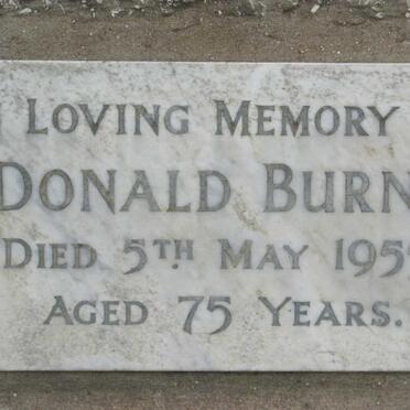 BURNS Donald -1955