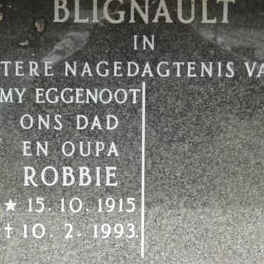 BLIGNAULT Robbie 1915-1993