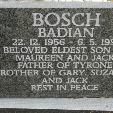 BOSCH Badian 1956-1991