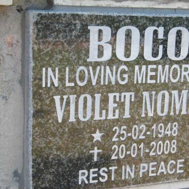 BOGO Violet Nomsa 1948-2008