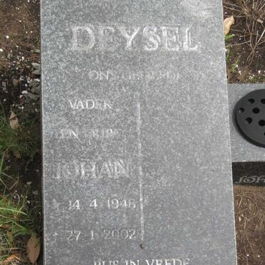DEYSEL Johan 1948-2002 