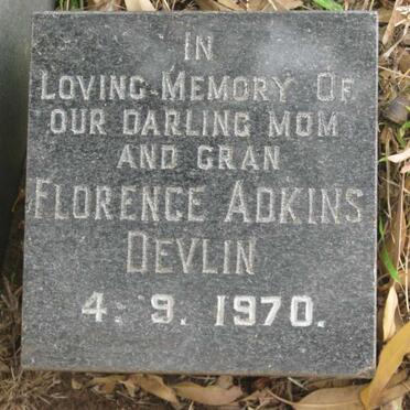 DEVLIN Florence Adkins -1970