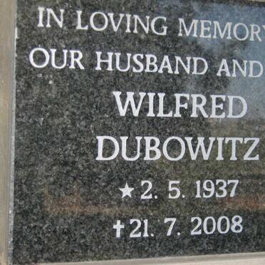 DUBOWITZ Wilfred 1937-2008