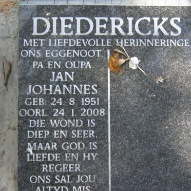 DIEDERICKS Jan Johannes 1951-2008