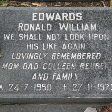EDWARDS Ronald William 1950-1979