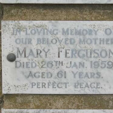 FERGUSON Mary -1959