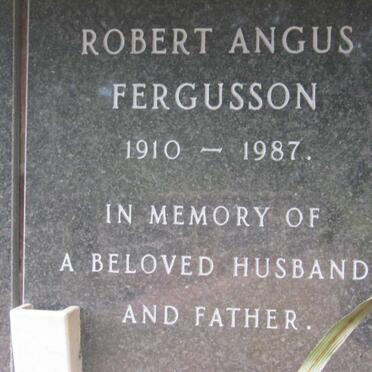 FERGUSSON Robert Angus 1910-1987