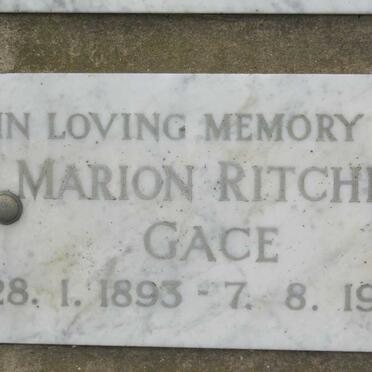 GACE Marion Ritchie 1893-1955