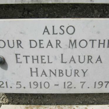 HANBURY Ethel Laura 1910-1974