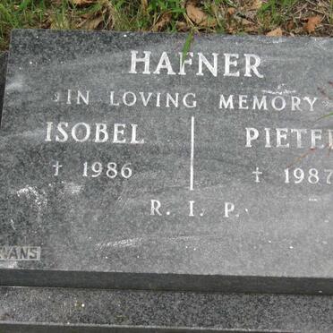 HAFNER Pieter -1987 &amp; Isobel -1986