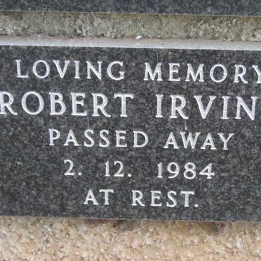 IRVING Robert -1984
