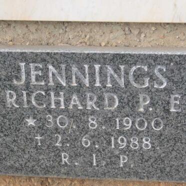 JENNINGS Richard P.E. 1900-1988