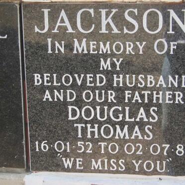 JACKSON Douglas Thomas 1952-1982