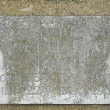 JOHNS Lynette Diane 1938-1959
