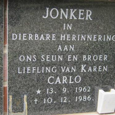 JONKER Carlo 1962-1986