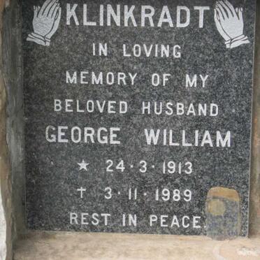 KLINKRADT George William 1913-1989