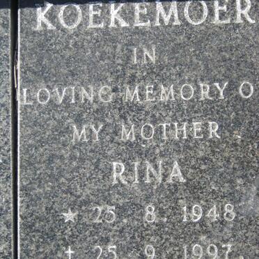 KOEKEMOER Rina 1948-1997