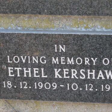 KERSHAW Ethel 1909-1993