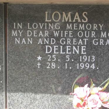 LOMAS Delene 1913-1994
