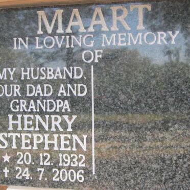 MAART Henry Stephen 1932-2006