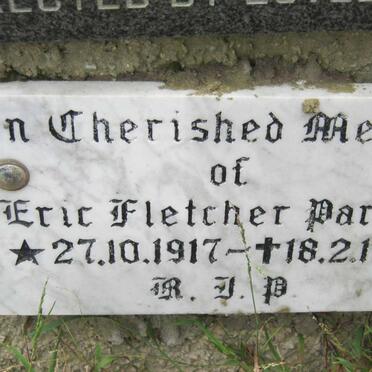 PARKER Eric Fletcher 1917-1977