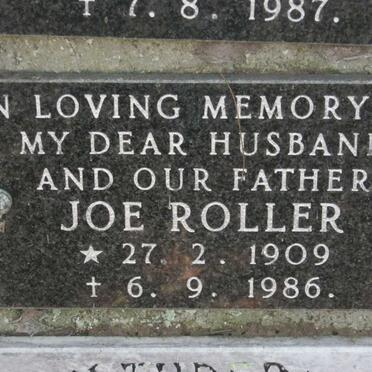 ROLLER Joe 1909-1986