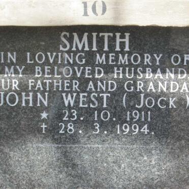 SMITH John West 1911-1994