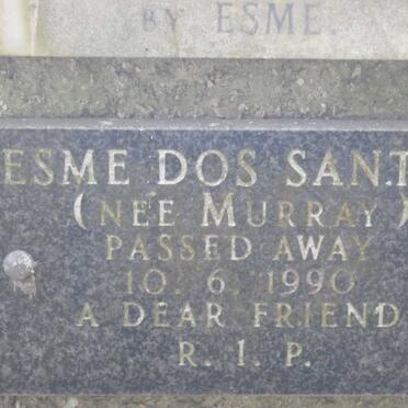 SANTOS Esme, Dos nee MURRAY -1990