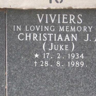 VIVIERS Christiaan J.A. 1934-1989