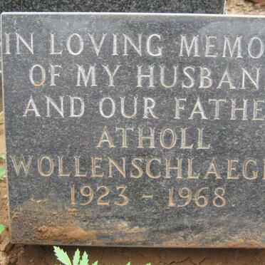 WOLLENSCHLAEGER Atholl 1923-1968