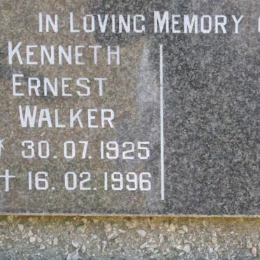 WALKER Kenneth Ernest 1925-1996