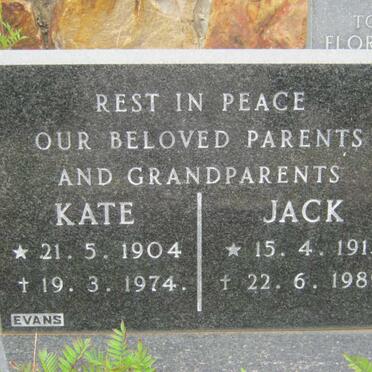 ? Jack 1913-1989 &amp; Kate 1904-1974