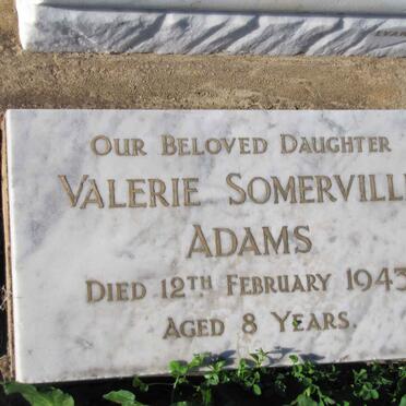 ADAMS Valerie Somerville -1943 