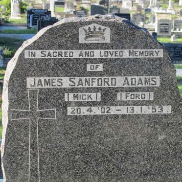 ADAMS James Sanford  1902-1953