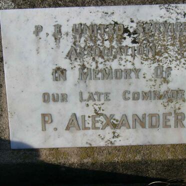 ALEXANDER P.