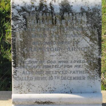 ARNOT Granstoun -1941 &amp; Julia -1931