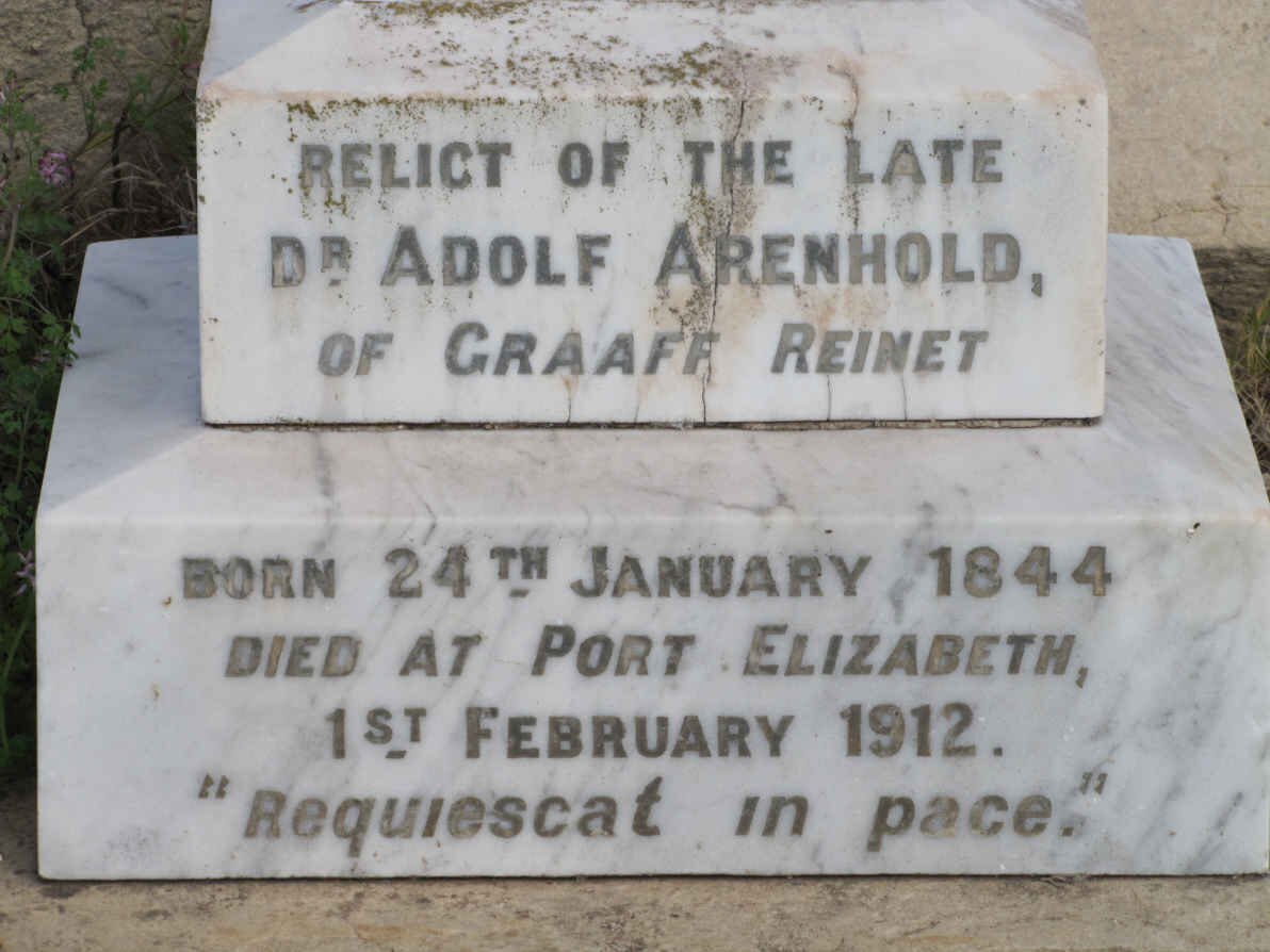 ARENHOLD Adolf 1844-1912