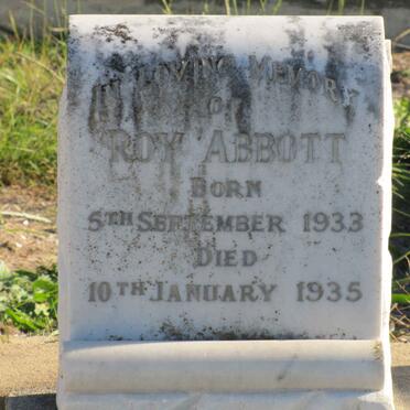 ABBOTT Roy 1933-1935