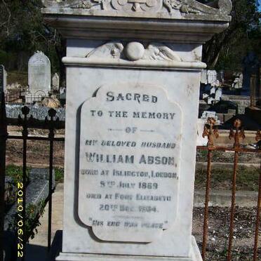 ABSON William 1869-1904