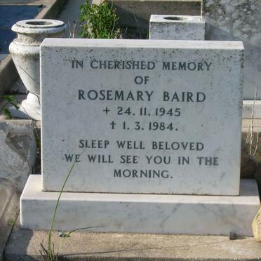 BAIRD Rosemary 1945-1984