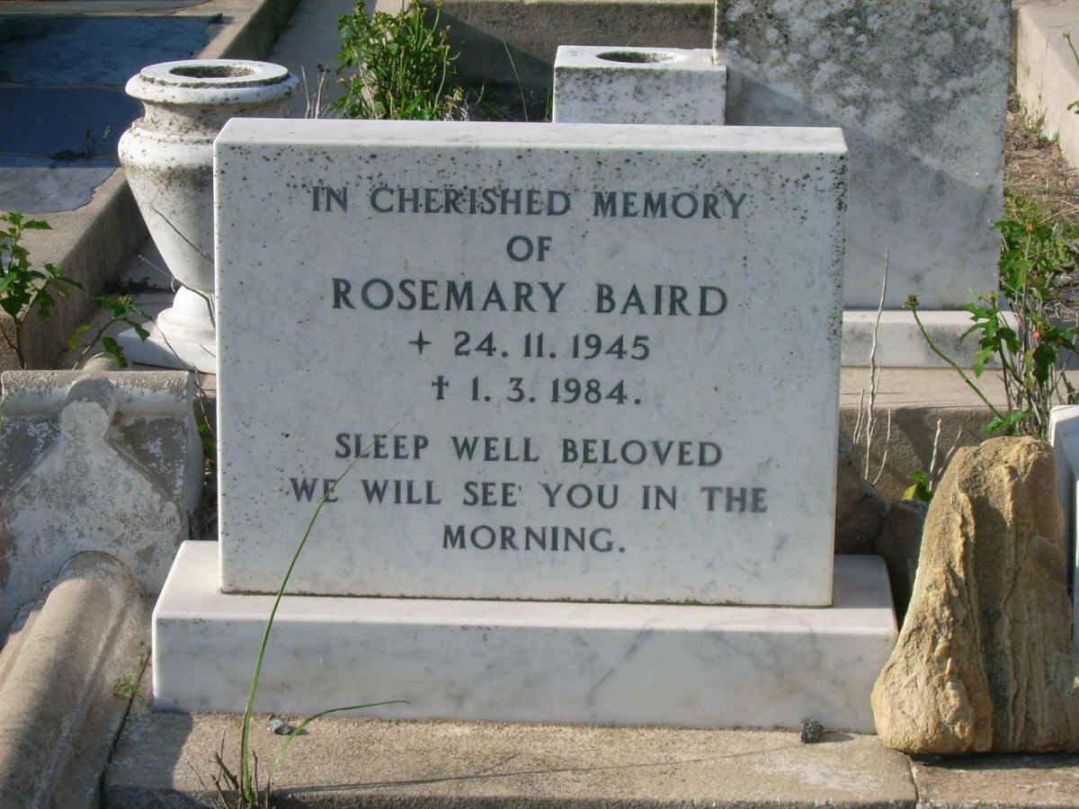 BAIRD Rosemary 1945-1984