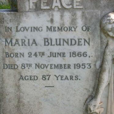 BLUNDEN Maria 1866-1953