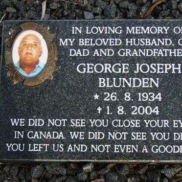 BLUNDEN George Joseph 1934-2004