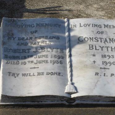 BLYTH Robert 1892-1936 &amp; Constance 1893-1990